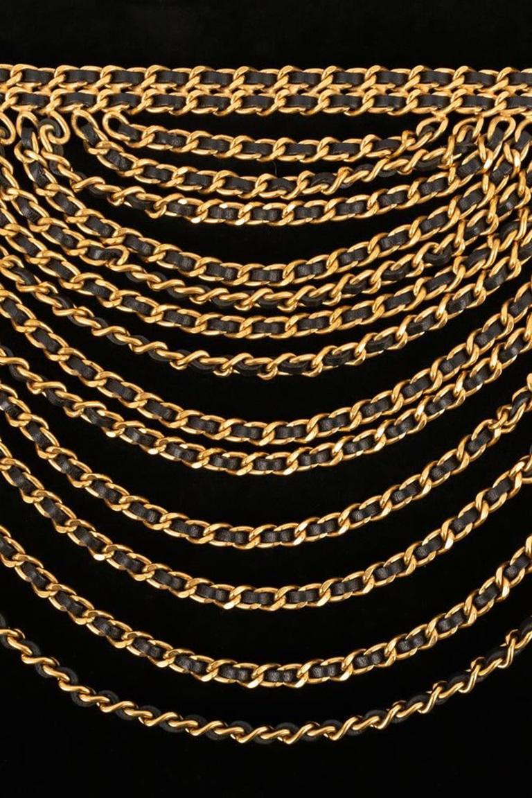 Chanel Golden Metal Chain Belt, 1993 For Sale 5