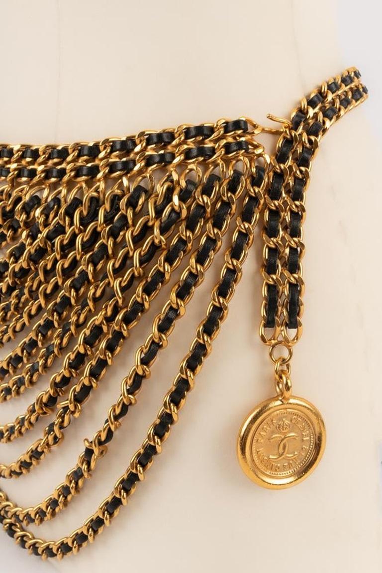Chanel Golden Metal Chain Belt, 1993 For Sale 1
