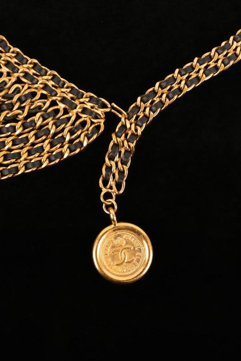 Chanel Golden Metal Chain Belt, 1993 For Sale 2