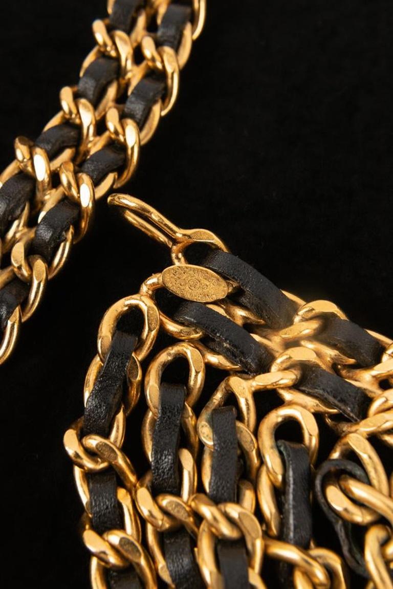 Chanel Golden Metal Chain Belt, 1993 For Sale 4