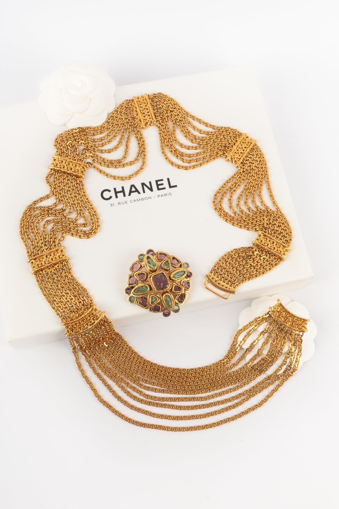 Chanel Golden Metal Chain Belt Fall, 1996 For Sale 6