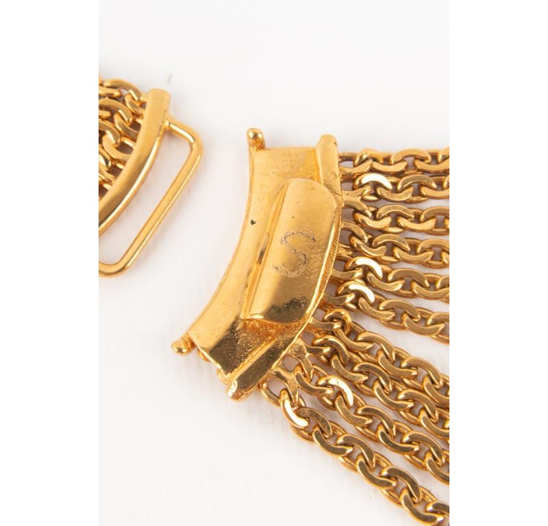 Chanel Golden Metal Chain Belt Fall, 1996 For Sale 4