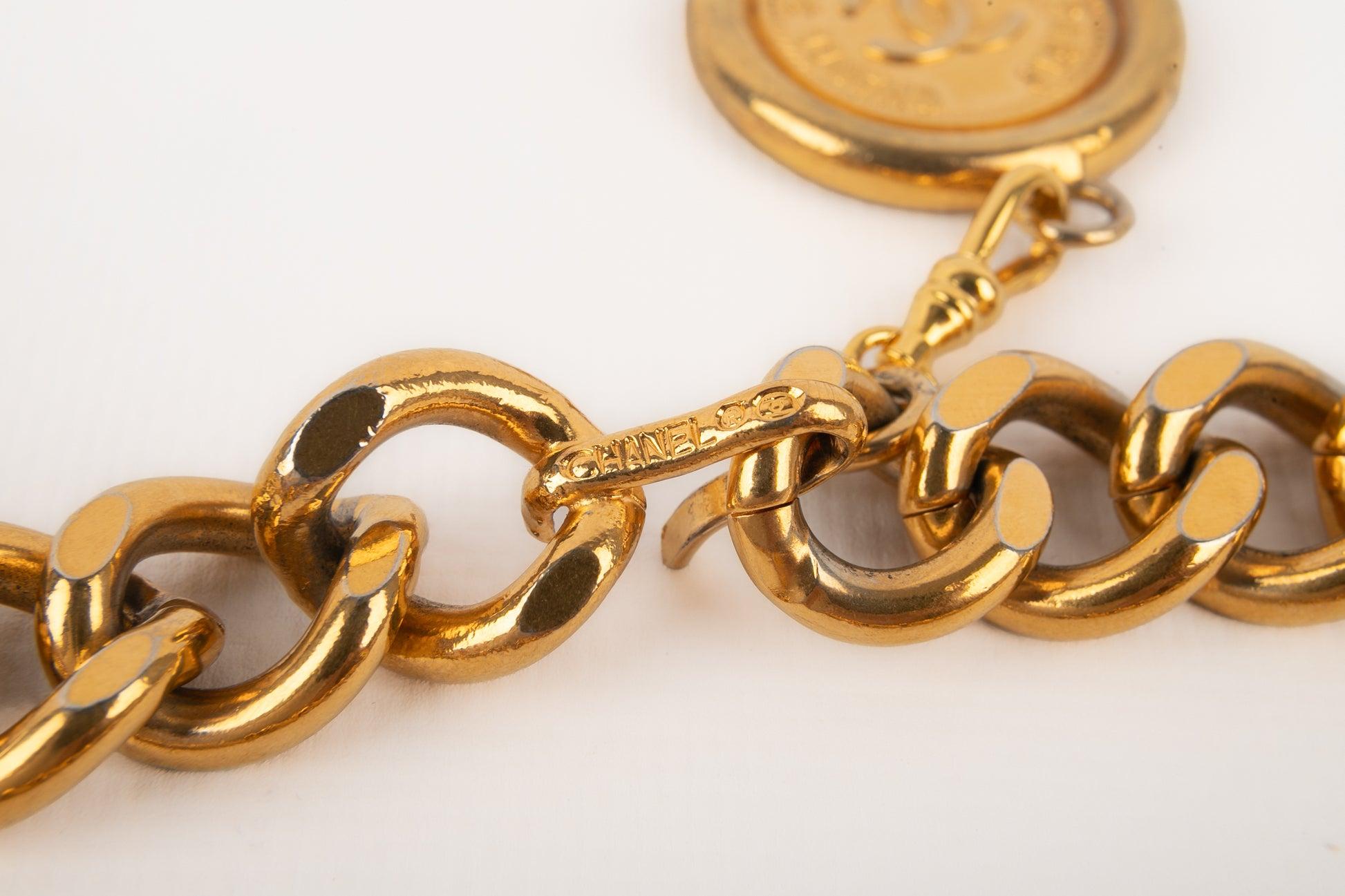 Chanel Golden Metal Chain Belt 1