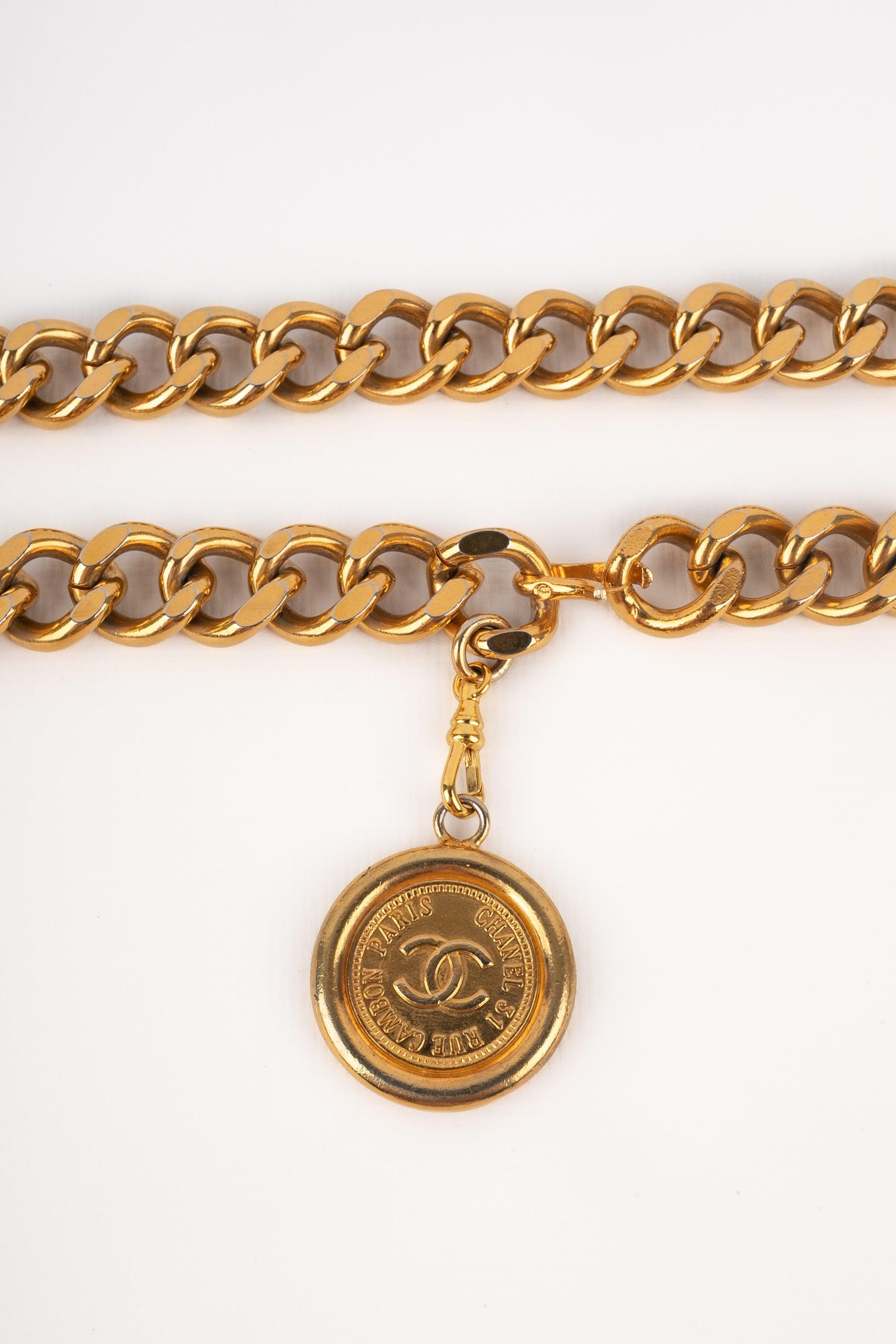 Chanel Golden Metal Chain Belt 2