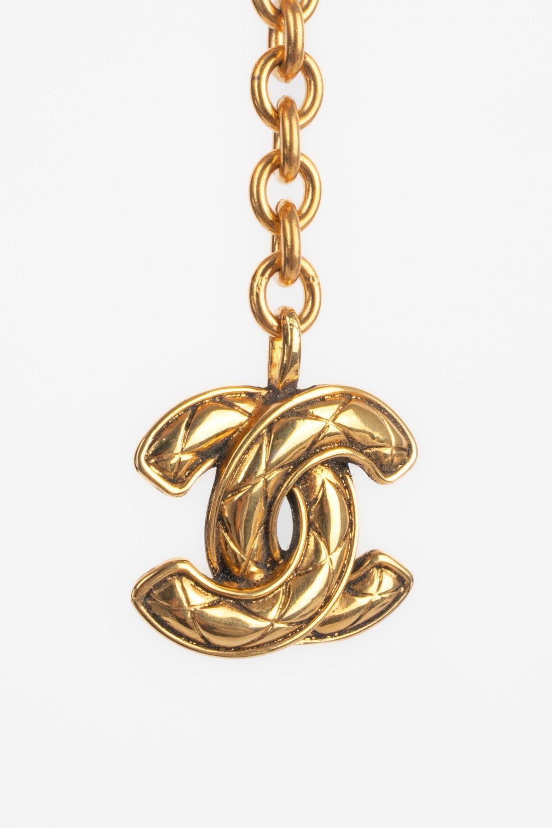 Chanel Golden Metal Chain CC Belt, 1980s In Excellent Condition In SAINT-OUEN-SUR-SEINE, FR