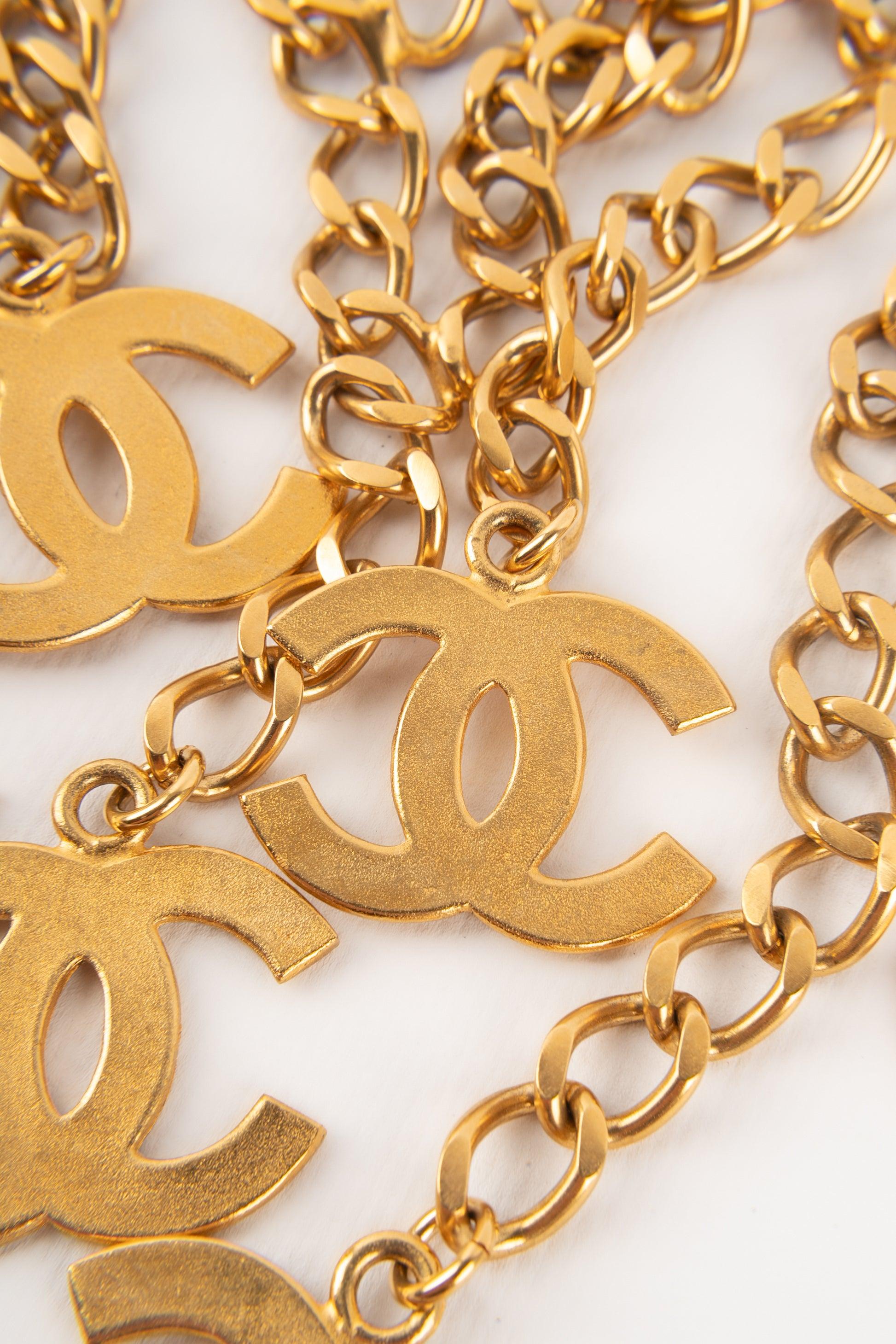 Chanel Golden Metal Chain CC Belt 2