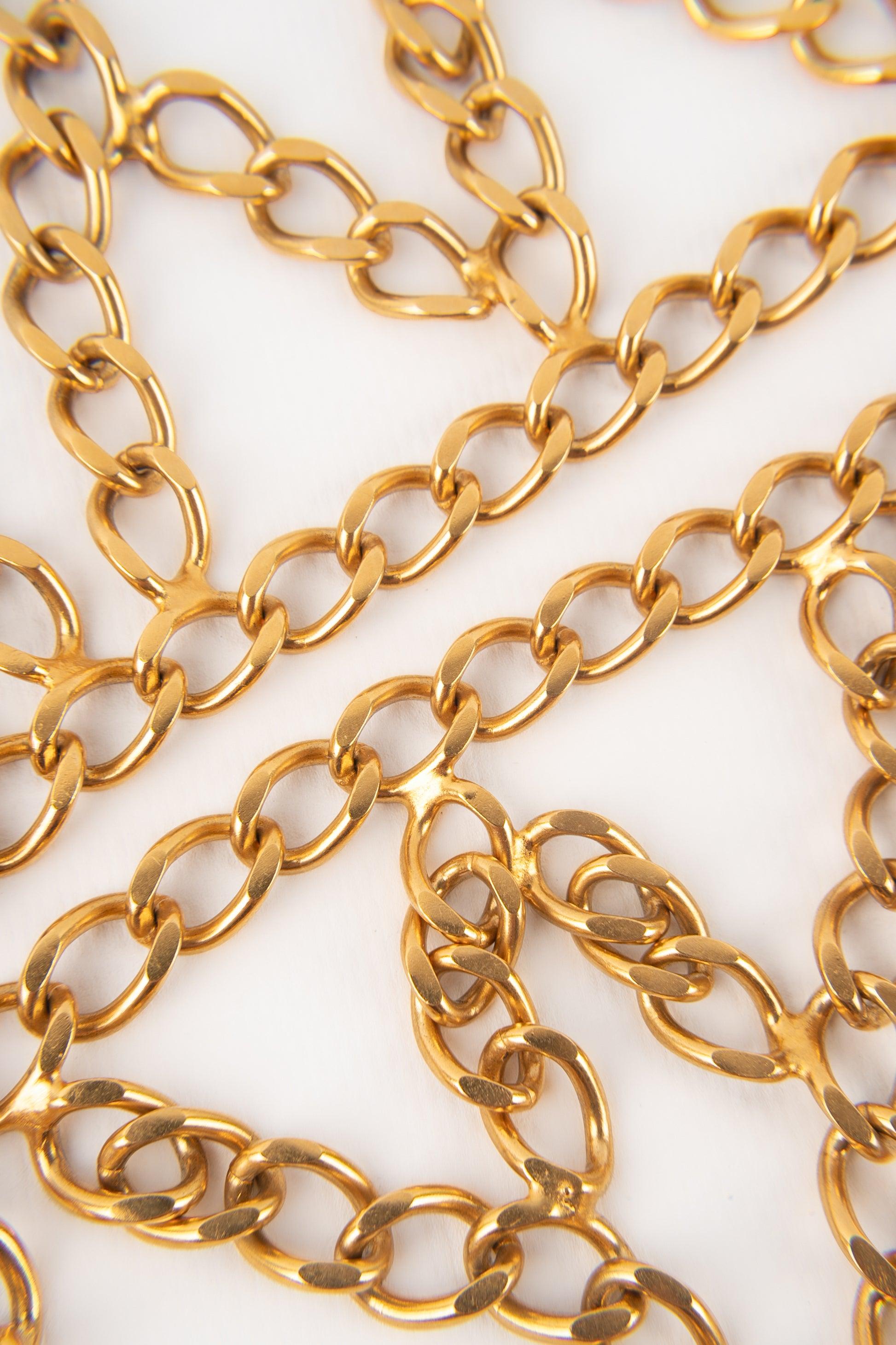 Chanel Golden Metal Chain CC Belt 3