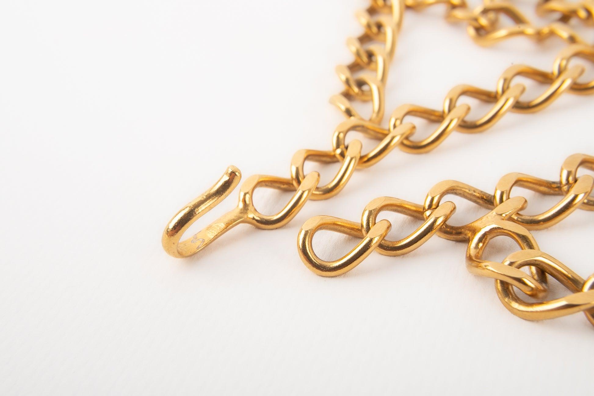 Chanel Golden Metal Chain CC Belt 4