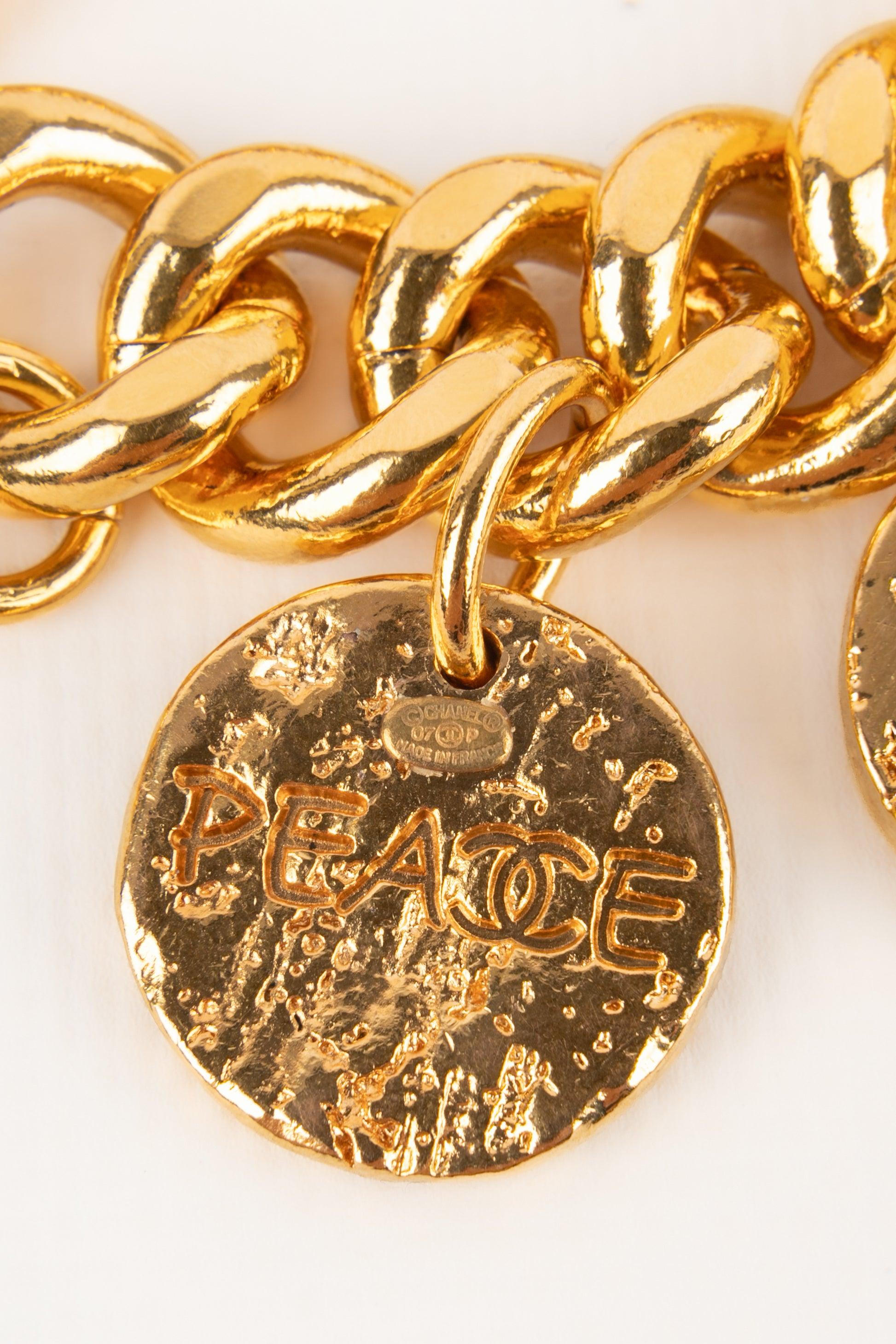 Women's Chanel Golden Metal Charm Bracelet, 2007