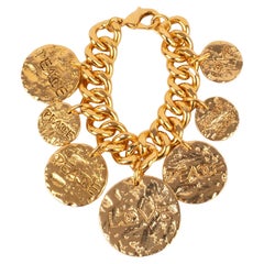 Chanel Golden Metal Charm Bracelet, 2007