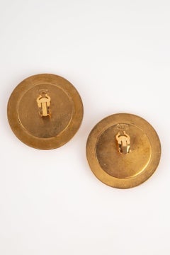 Chanel Golden Metal Earrings, 2009