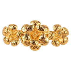 Chanel Joyas de metal dorado para el pelo, 1996