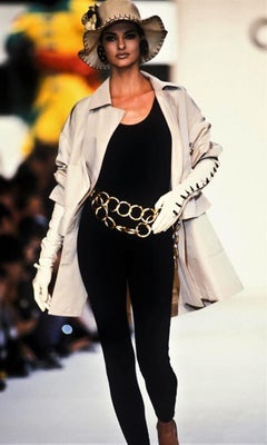 Chanel Golden Metal Openwork Clip-on Earrings, 1991