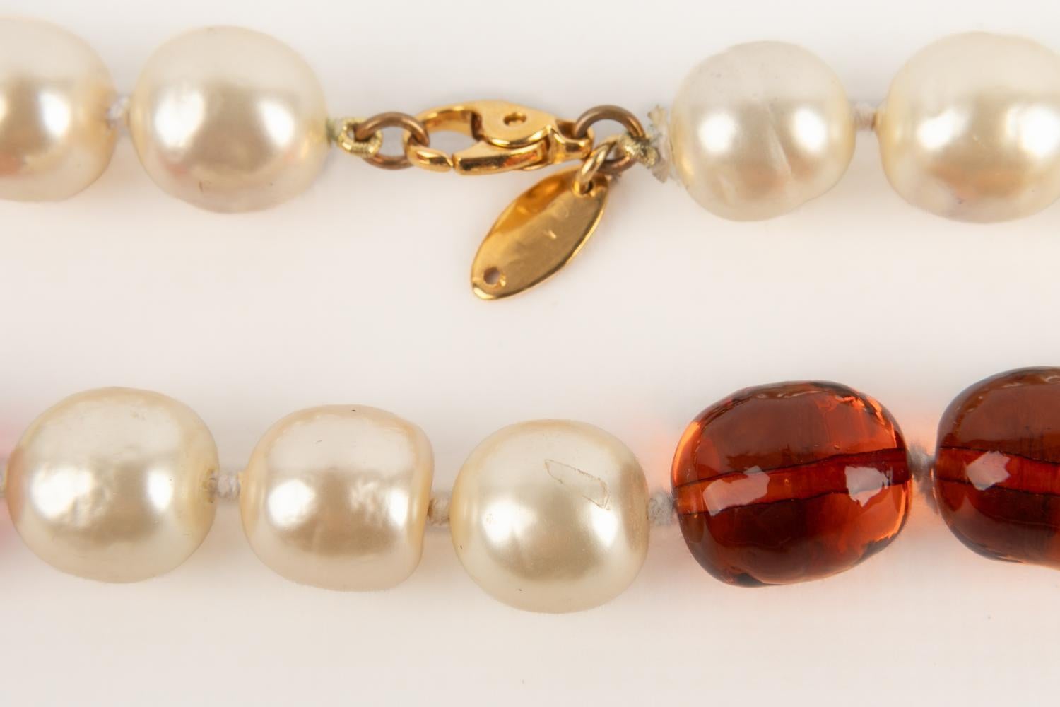 Chanel Golden Metal Set of Jewelry, 1980s For Sale 9