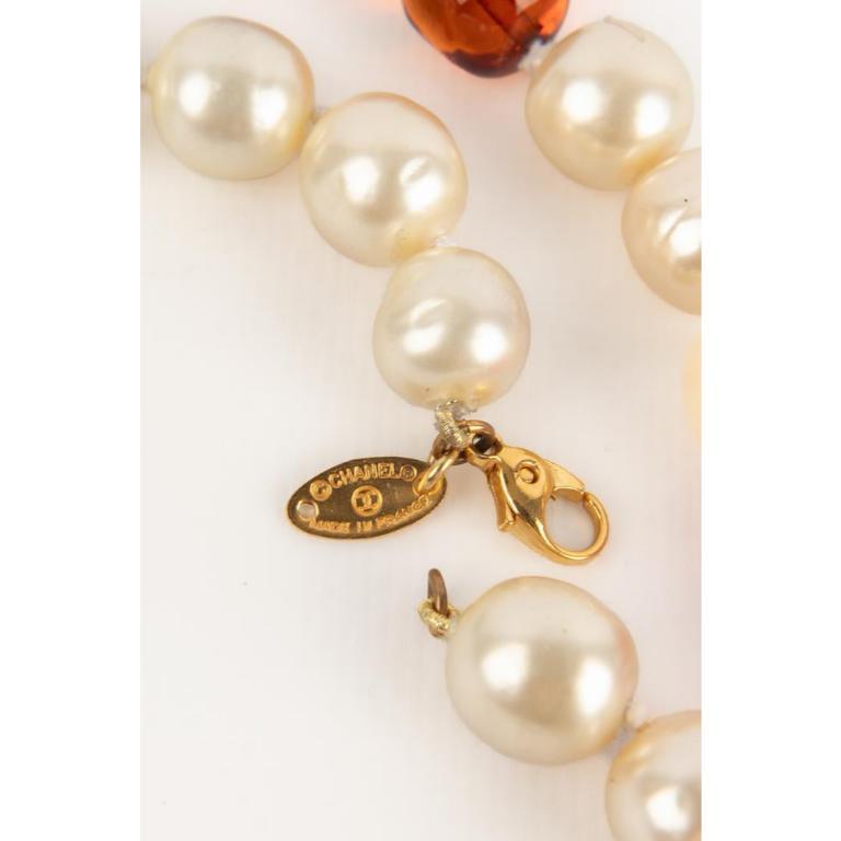 Chanel Golden Metal Set of Jewelry, 1980s For Sale 10
