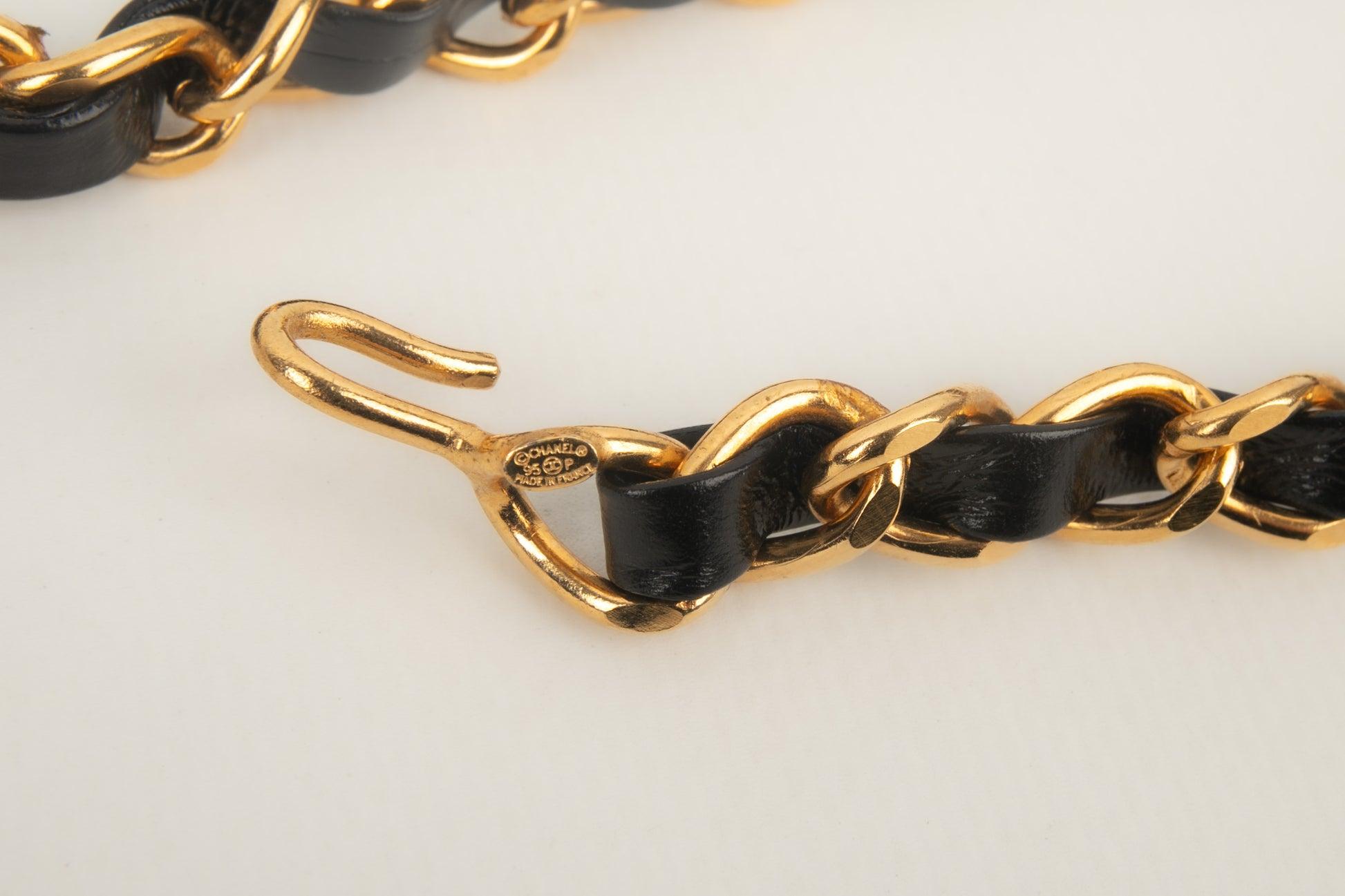 Chanel Golden Metal Short CC Necklace Spring, 1995 1