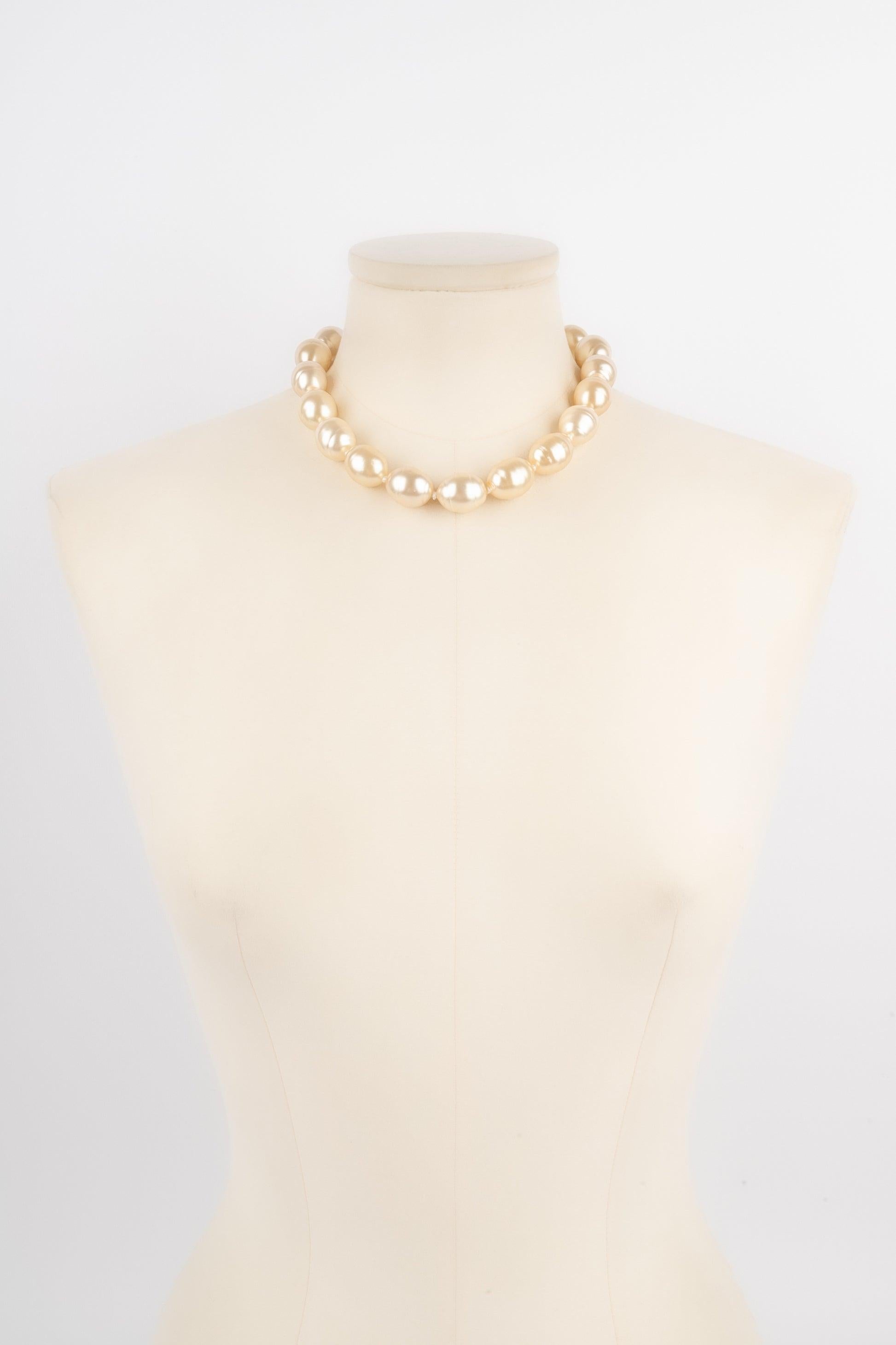 Women's Chanel Golden Metal Short Necklace, 1994