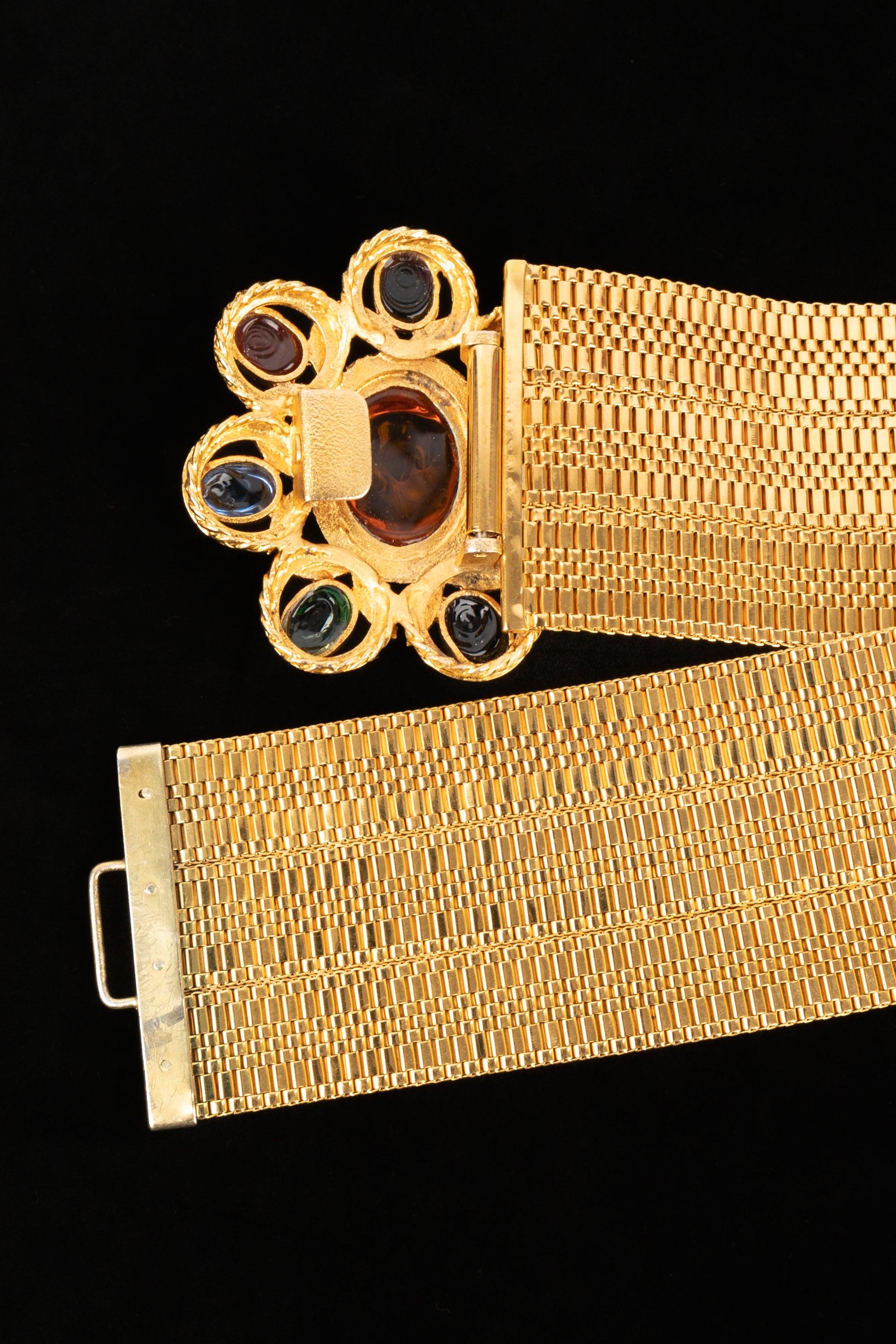 Chanel Golden Metal Wide Belt, 1996 2
