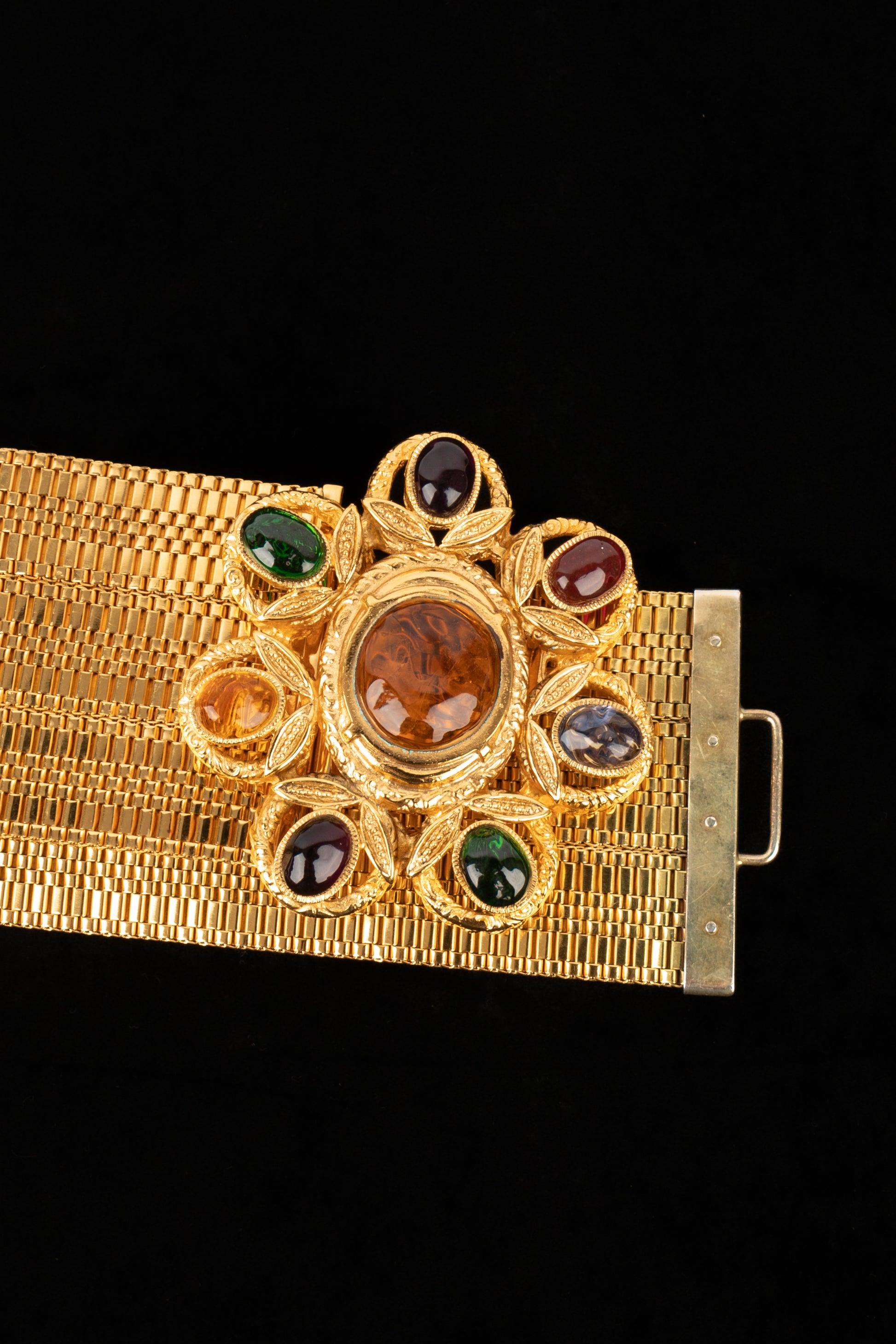 Chanel Golden Metal Wide Belt, 1996 3