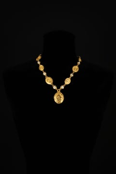 Chanel golden necklace 1987