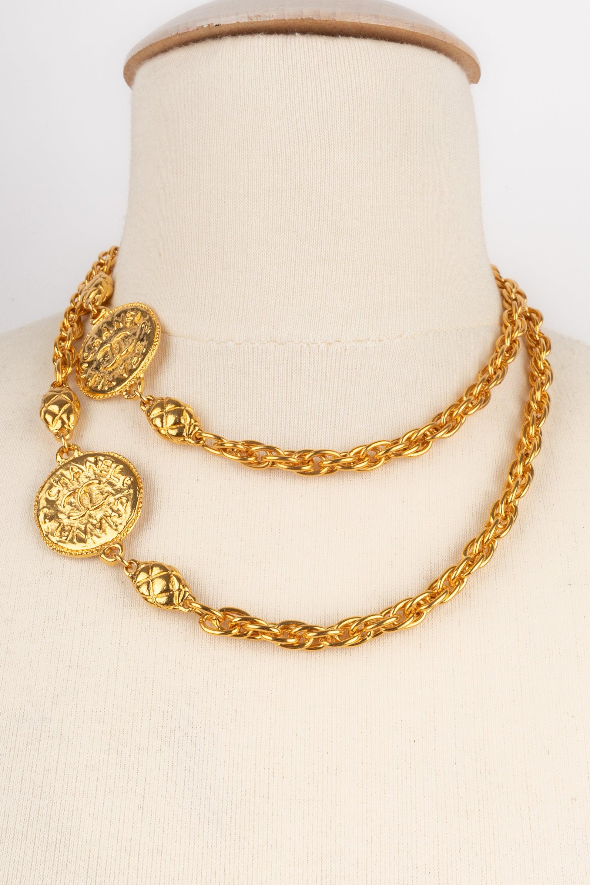 Women's Chanel Golden Necklace, 1990s