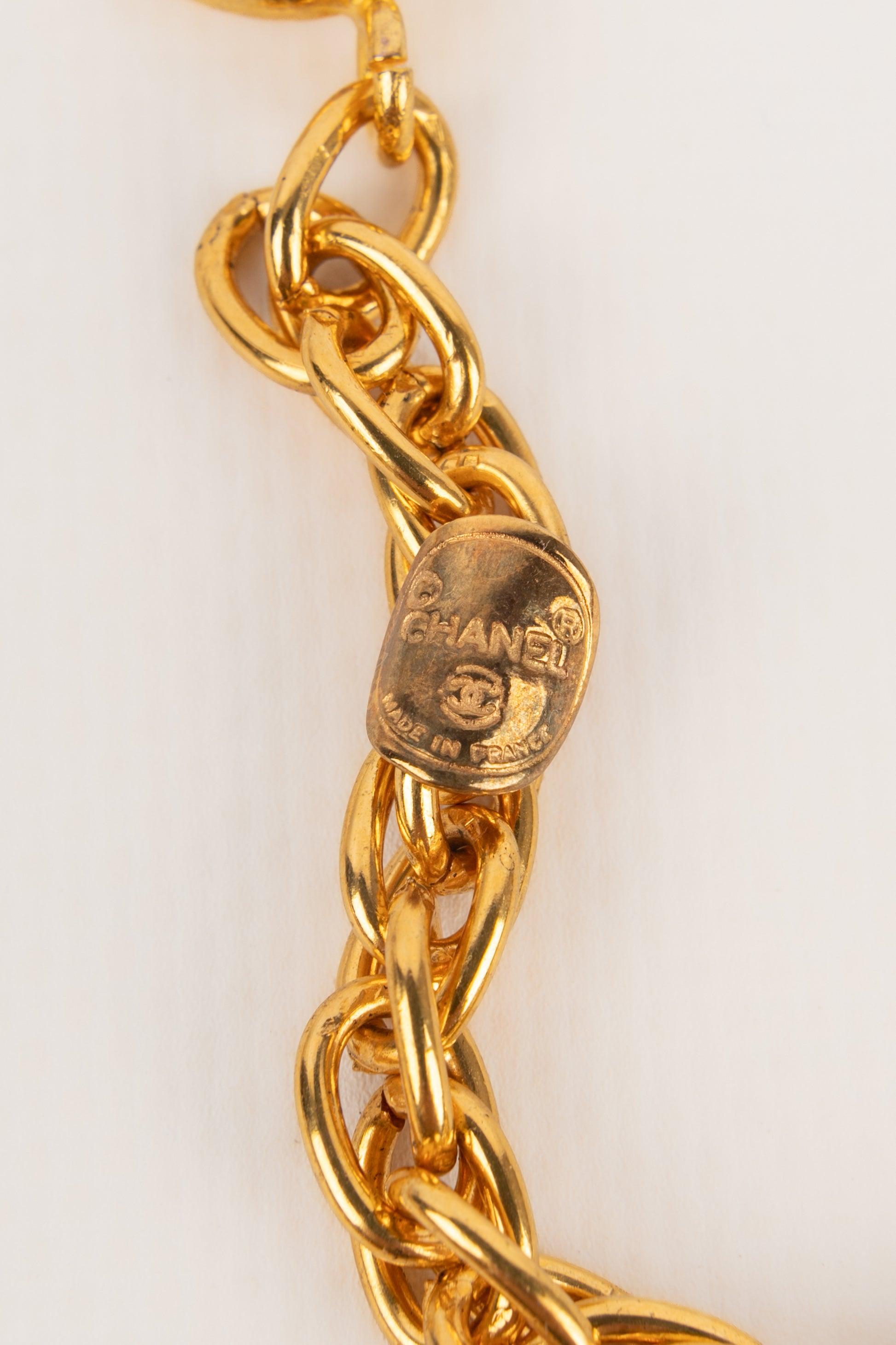 Chanel Golden Necklace, 1990s 3