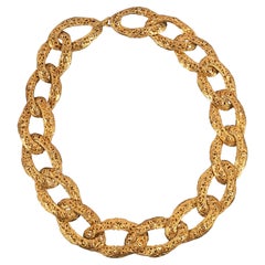 Chanel goldene Halskette 1990er Jahre