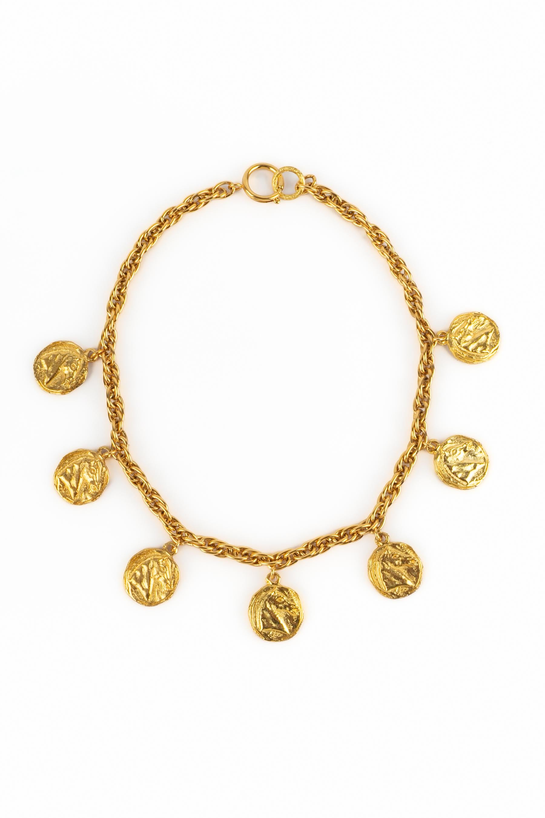 Collier Chanel en or Excellent état - En vente à SAINT-OUEN-SUR-SEINE, FR