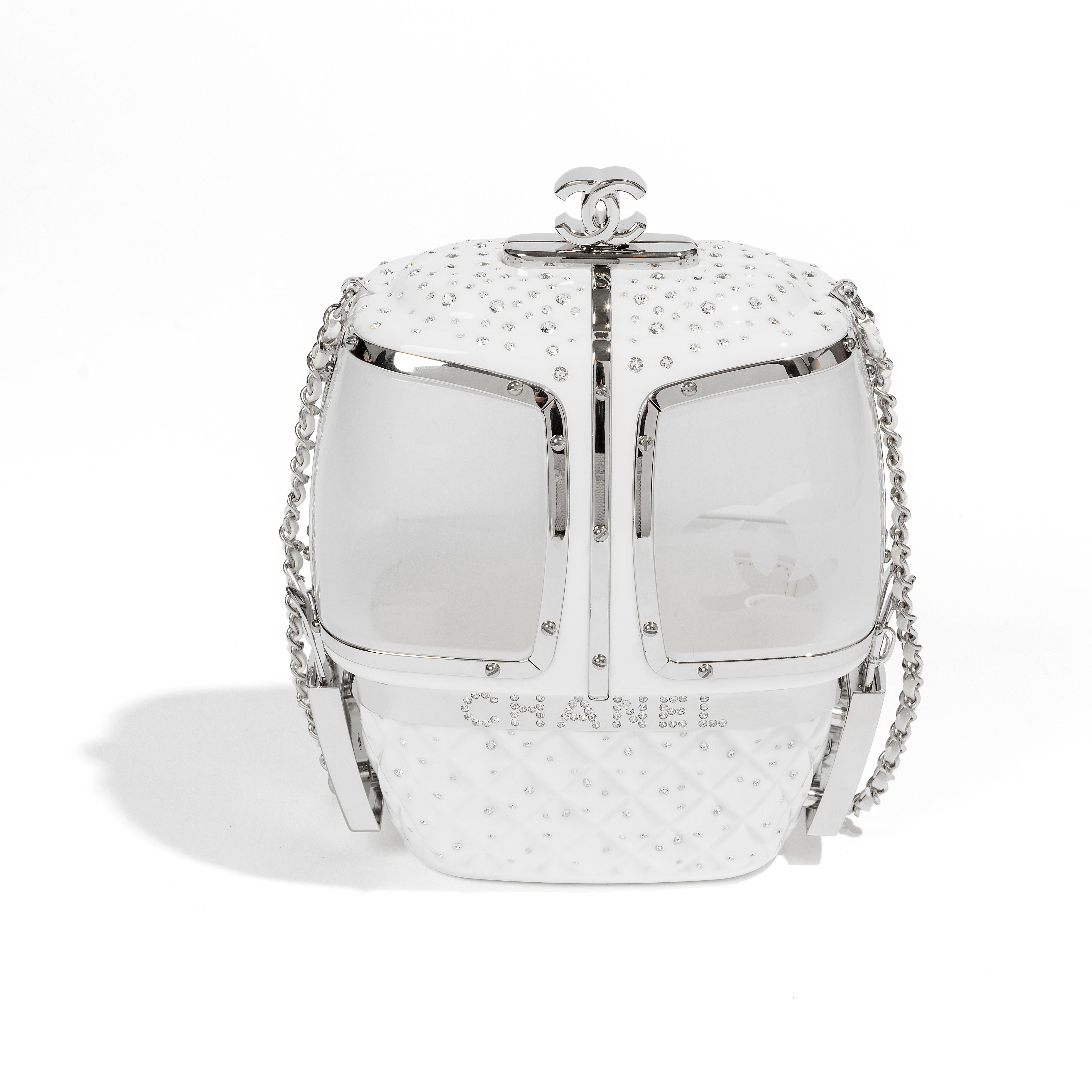 Women's or Men's Chanel Gondola Lift Minaudière Clutch Bag 2019 For Sale