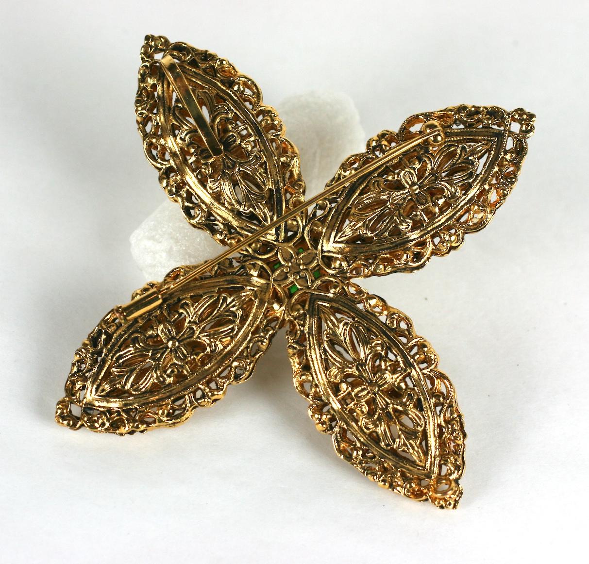 Chanel Goossens Byzantine Cruciform Brooch In Excellent Condition For Sale In New York, NY