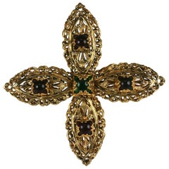 Chanel Goossens Byzantine Cruciform Brooch