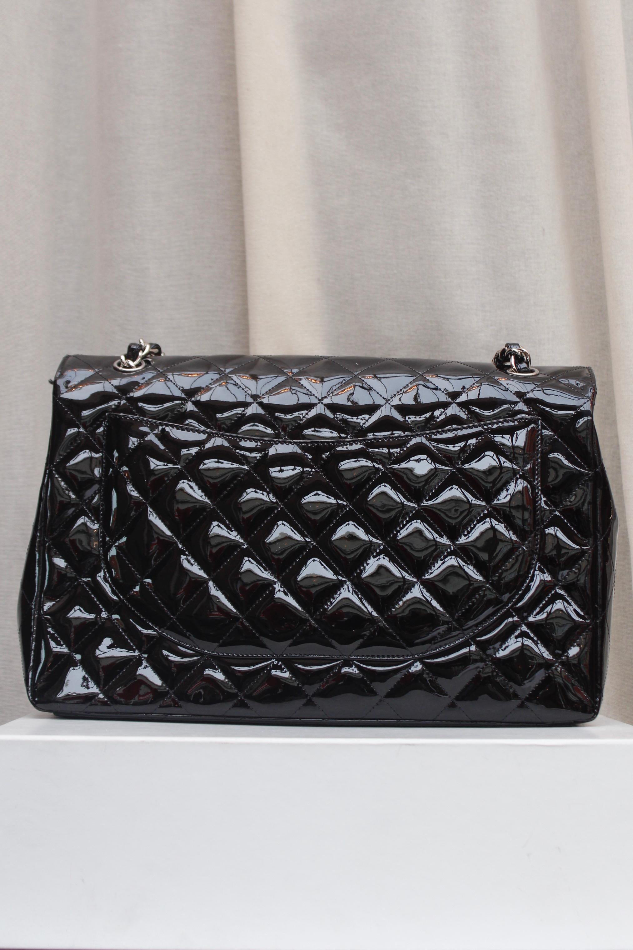 Women's Chanel gorgeous black patent leather, 2009 – 2010