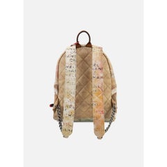Chanel Graffiti Canvas & Leather Backpack