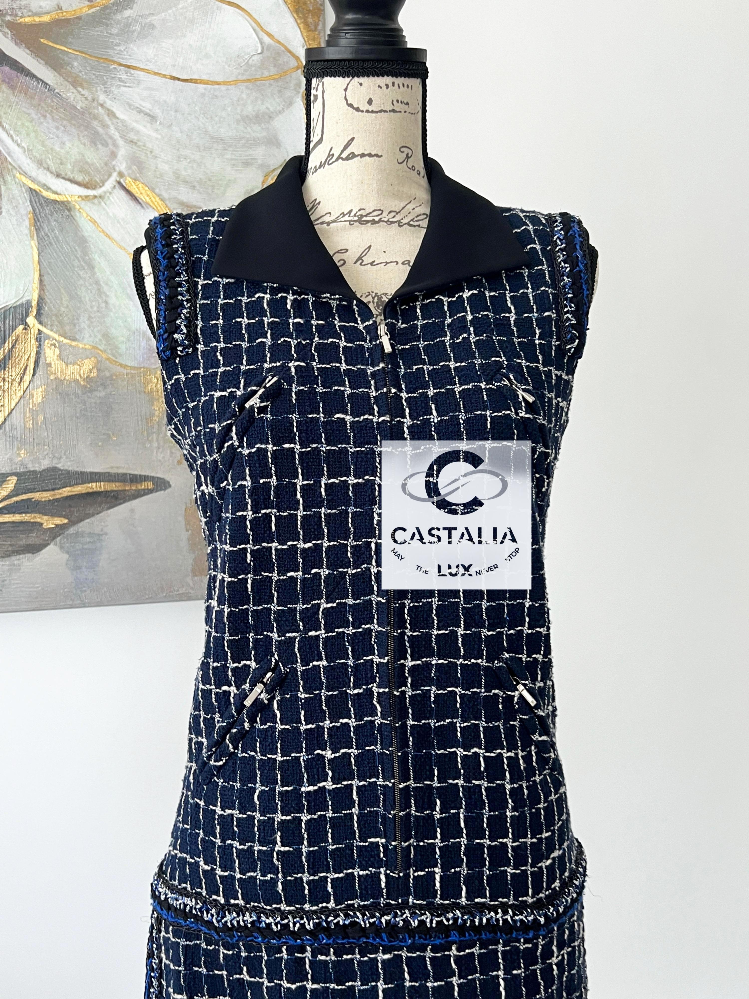 Chanel Colección Graffiti Vestido Lesage Tweed 2