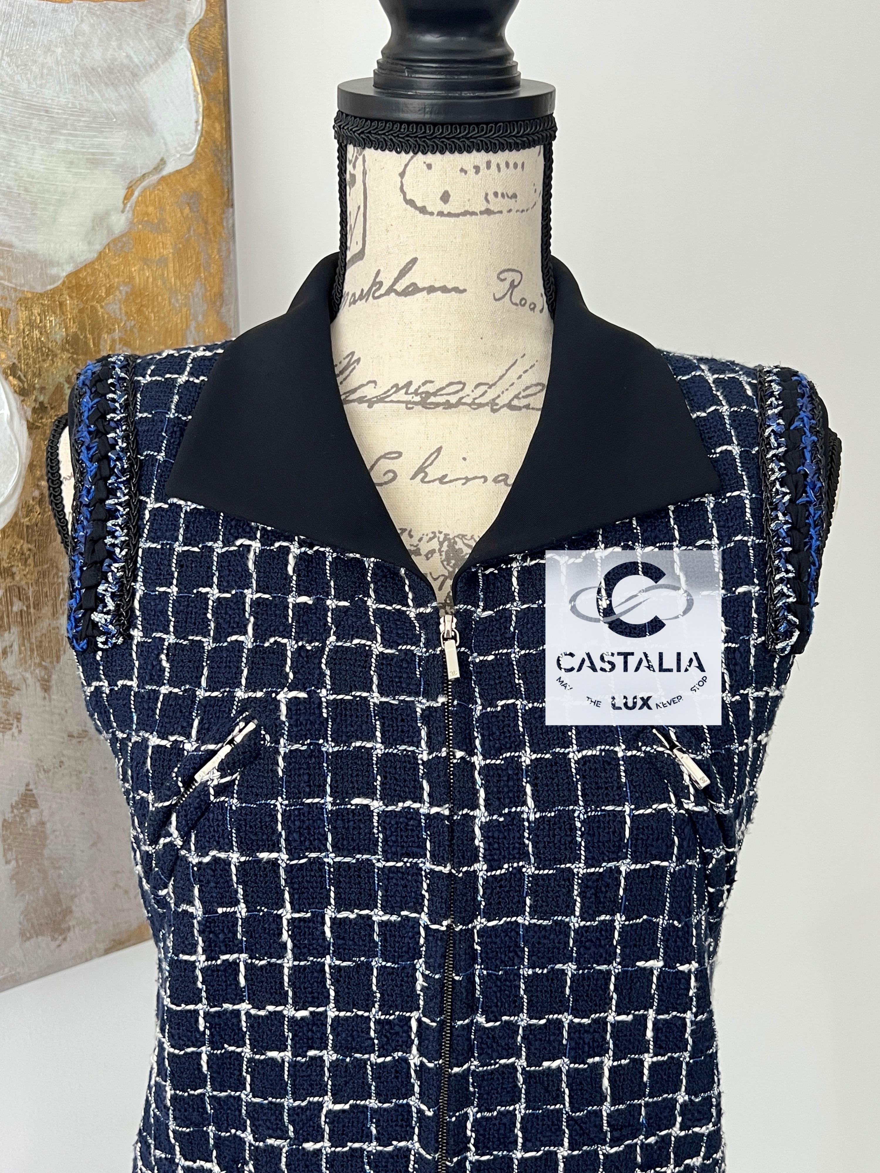Chanel Colección Graffiti Vestido Lesage Tweed 3
