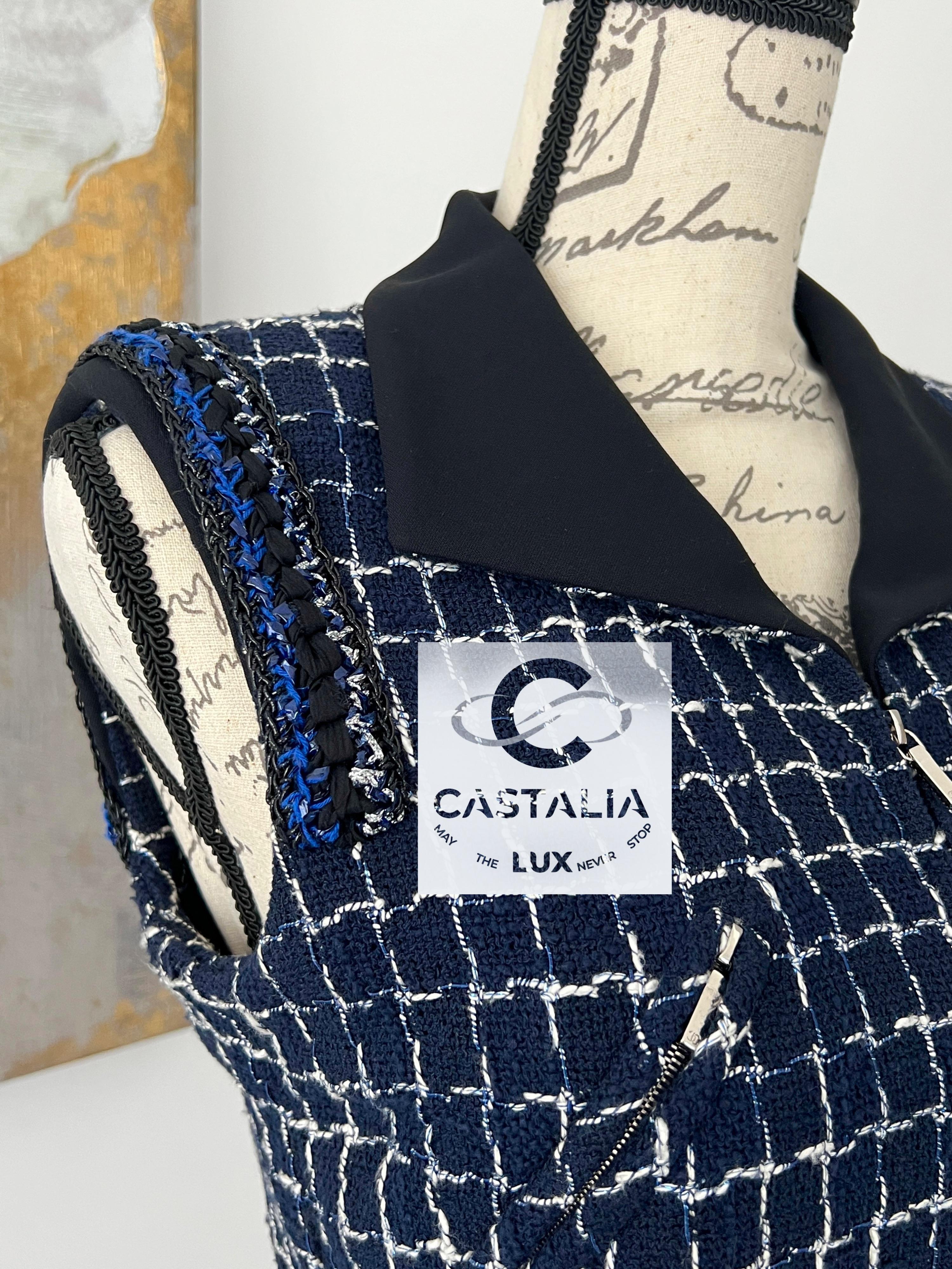 Chanel Colección Graffiti Vestido Lesage Tweed 4