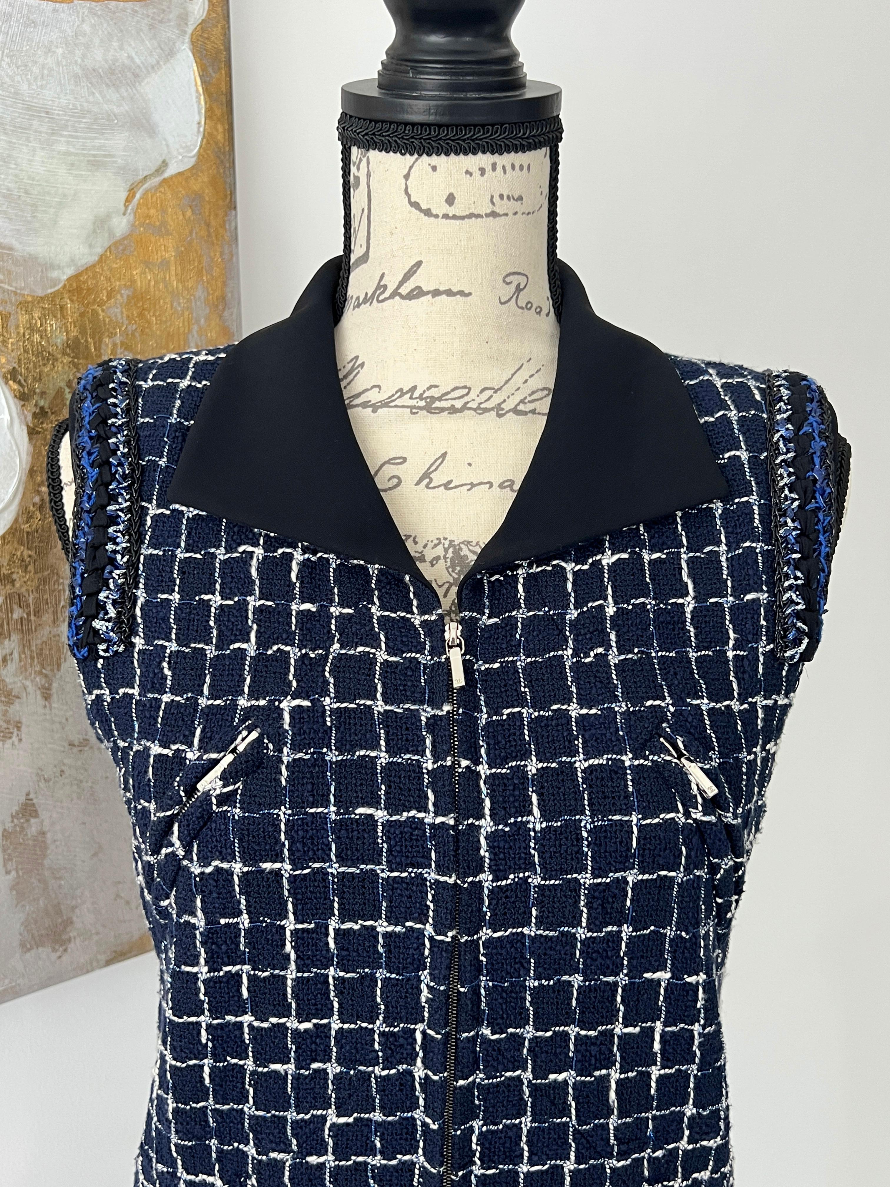 Women's Chanel Graffiti Collection Tweed Dress For Sale