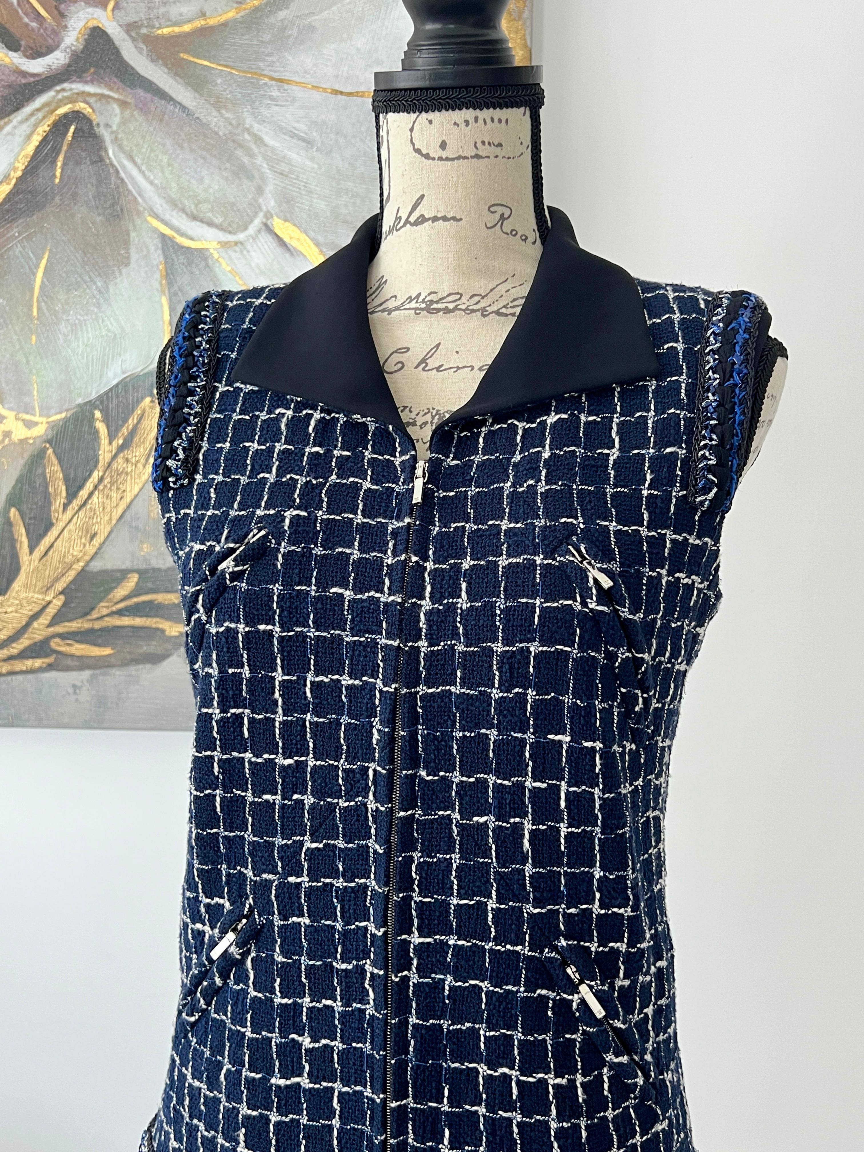 Chanel Graffiti Collection Tweed Dress For Sale 1