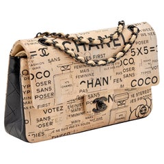 Borsa a tracolla Chanel Graffiti Newspaper