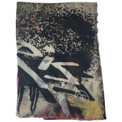 CHANEL Graffiti Shawl in Multicolored Cashmere