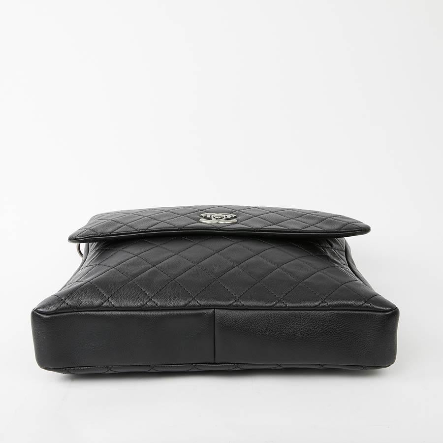 Women's CHANEL Grained Leather Computer Bag 
