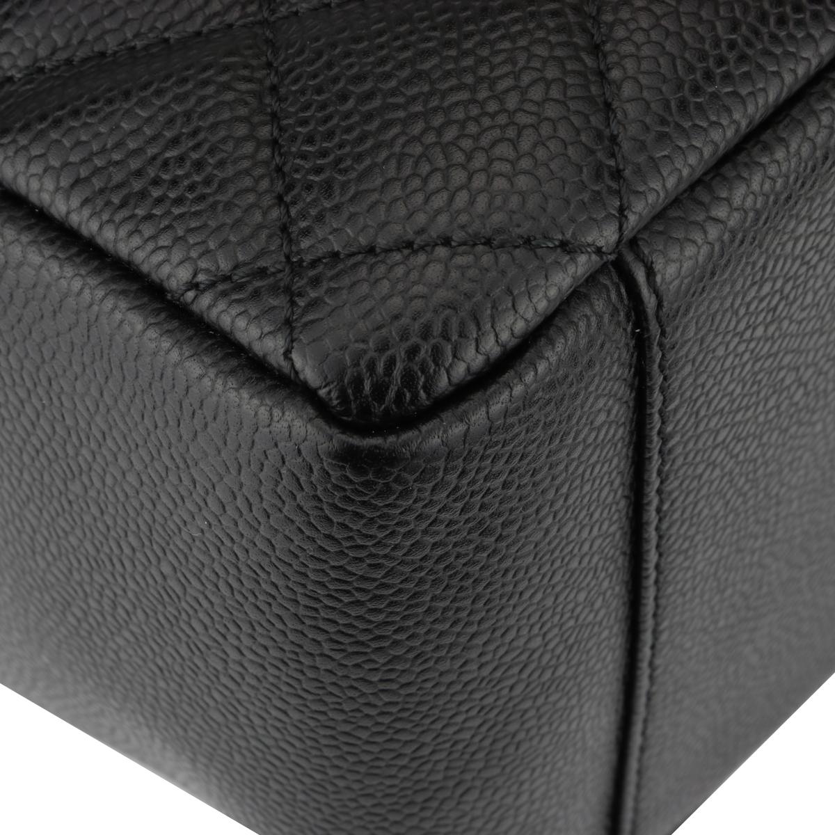 Women's or Men's CHANEL Grand Shopping Tote (GST) Bag Black Caviar with Gold Hardware 2011