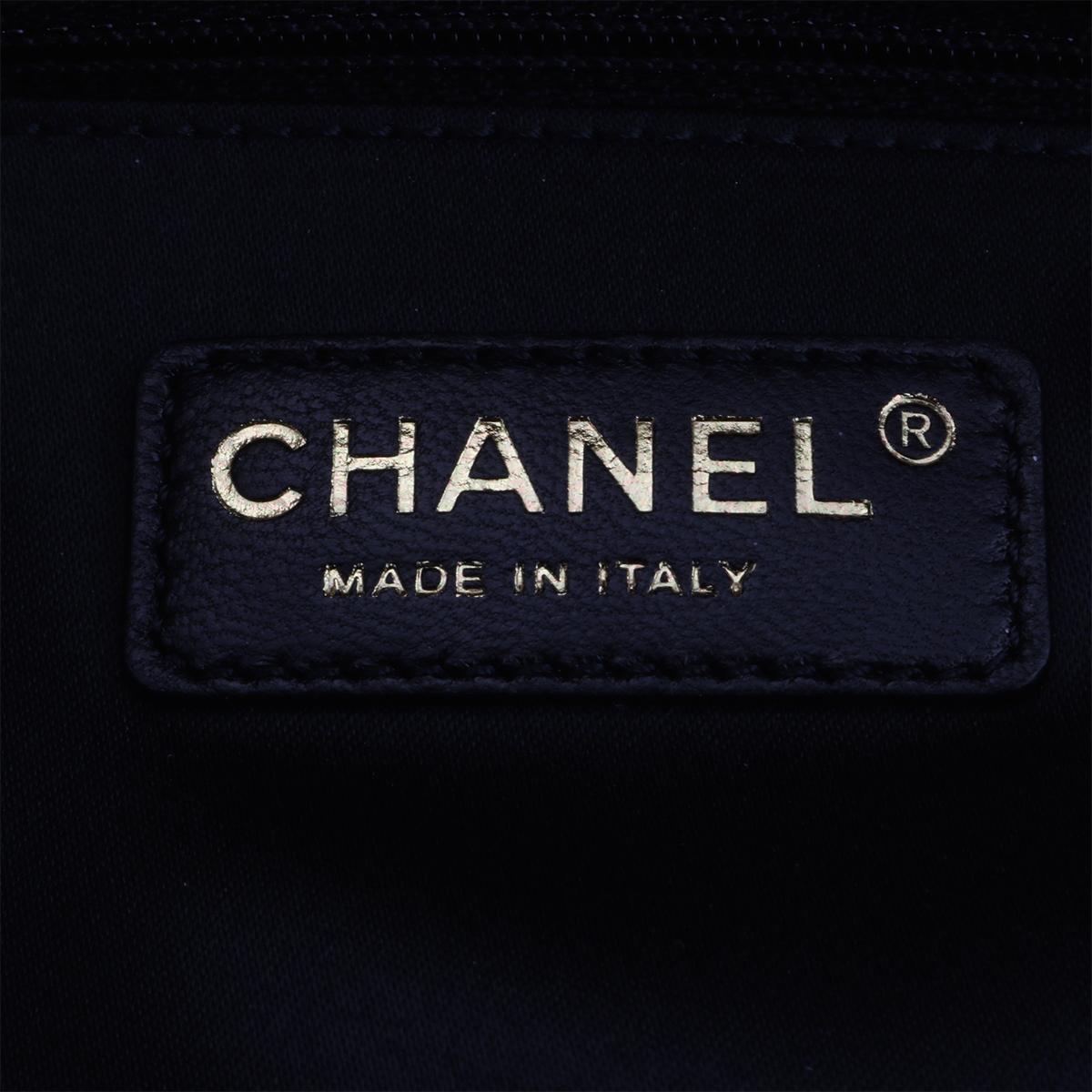 CHANEL Grand Shopping Tote (GST) Bag Black Caviar with Gold Hardware 2012 10