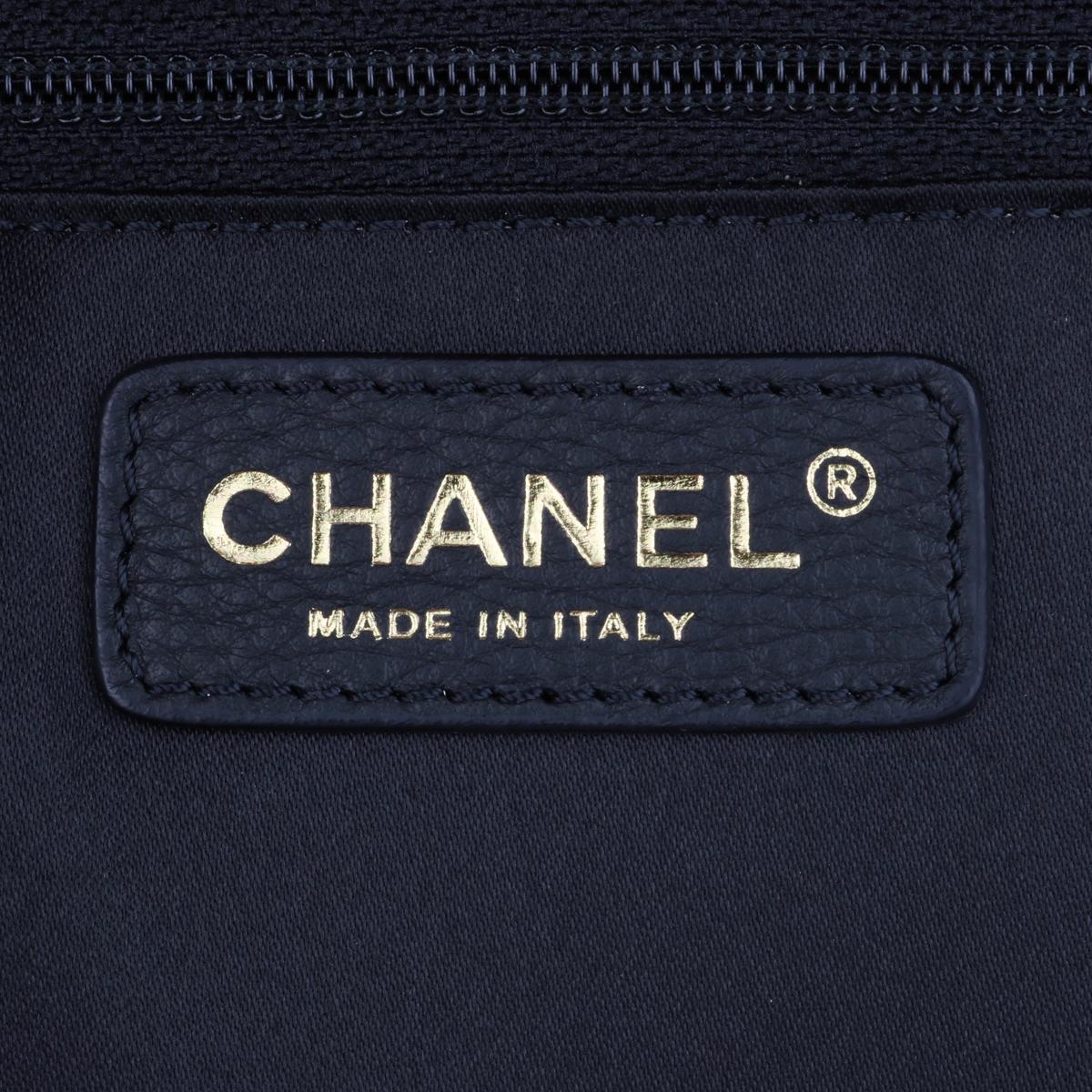 CHANEL Grand Shopping Tote (GST) Bag Black Caviar with Gold Hardware 2013 8