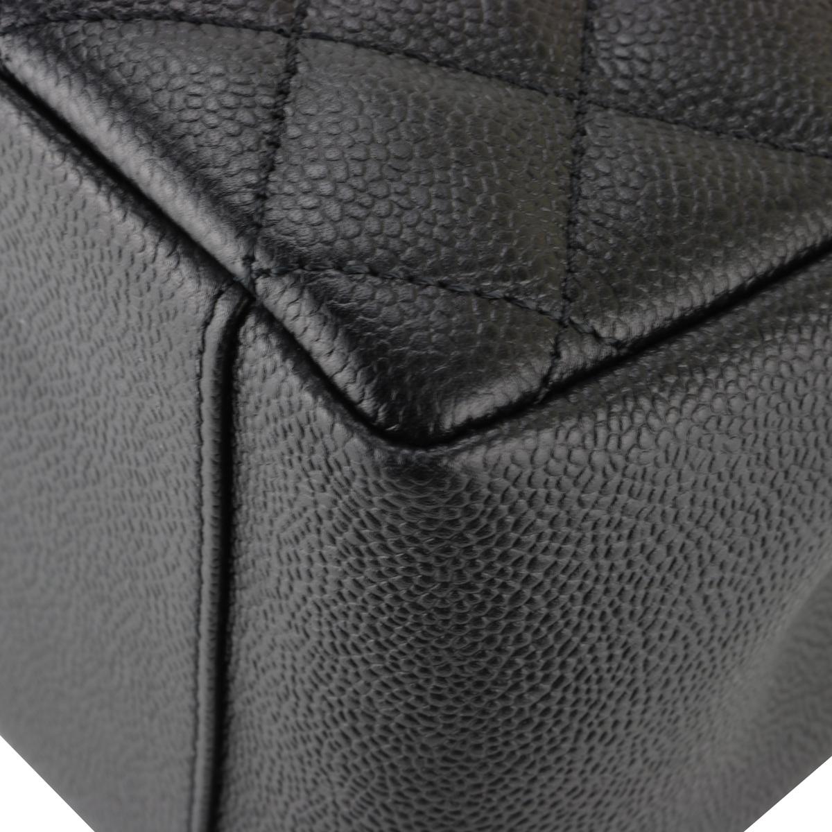 CHANEL Grand Shopping Tote (GST) Bag Black Caviar with Gold Hardware 2013 3