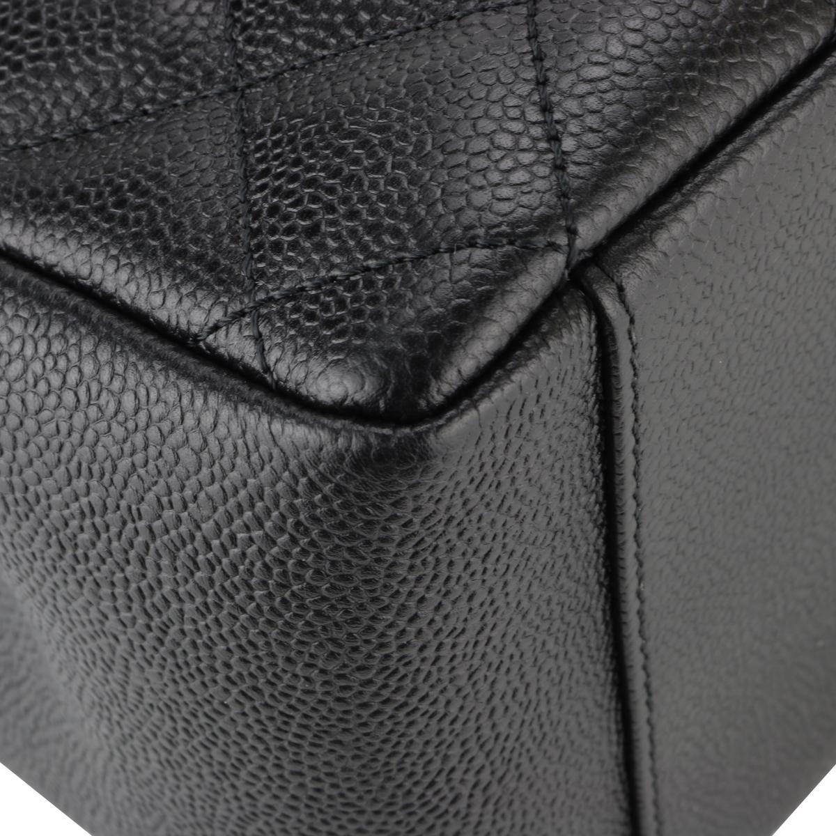 CHANEL Grand Shopping Tote (GST) Bag Black Caviar with Gold Hardware 2013 4