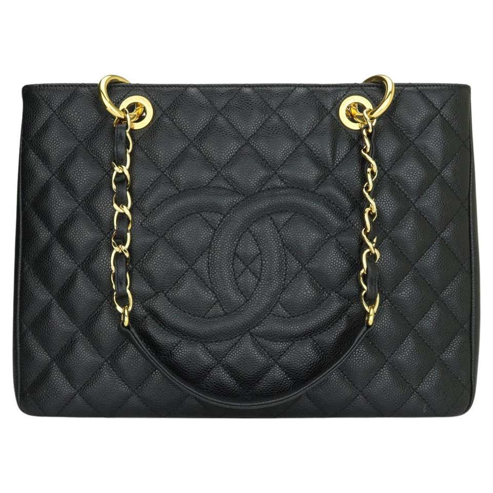 Chanel Modern Thick Chunky Chain Exotic Python Metallic Blue Hobo ...