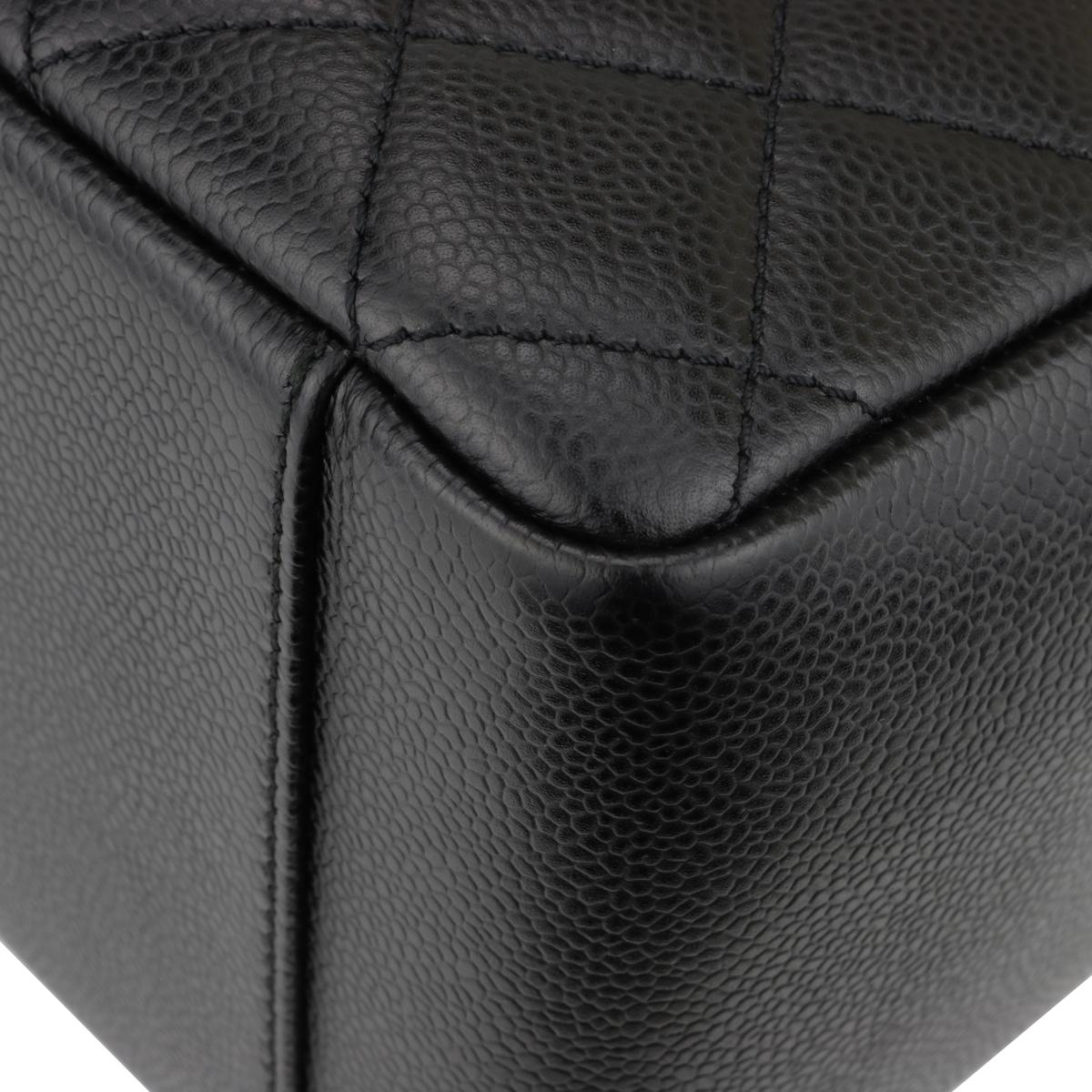 CHANEL Grand Shopping Tote (GST) Bag Black Caviar with Gold Hardware 2014 3
