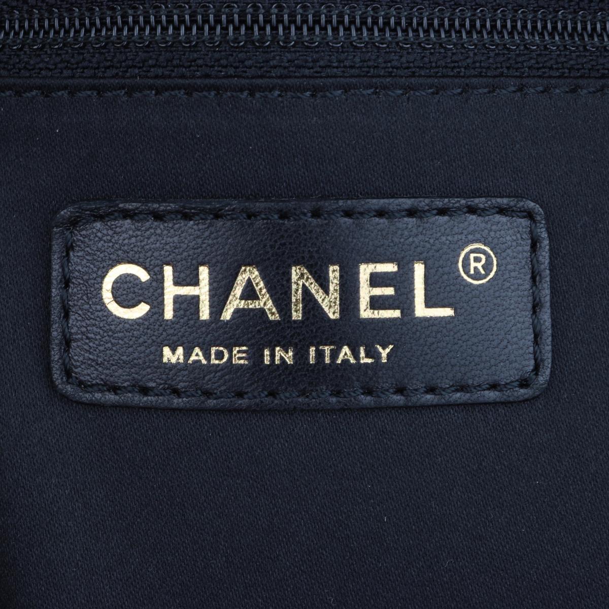CHANEL Grand Shopping Tote (GST) Bag Black Caviar with Gold Hardware 2014 8