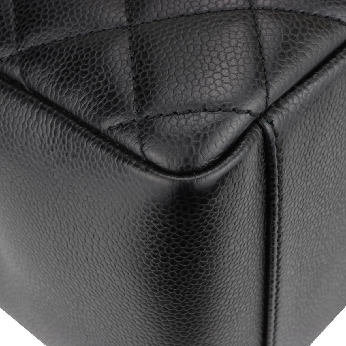 Women's or Men's CHANEL Grand Shopping Tote (GST) Bag Black Caviar with Gold Hardware 2014